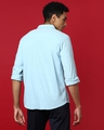 Shop Men's Blue Cotton Shirt-Design