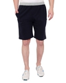 Shop Men's Blue Cotton Shorts-Front