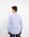 Shop Men's Blue Cotton Slim Fit Shirt-Design