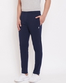 Shop Men's Blue Cotton Track Pants