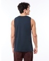 Shop Men's Blue Create Good Stories Graphic Printed Oversized Vest-Design