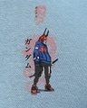 Shop Men's Blue Cyber Samurai Graphic Printed Sweatshirt