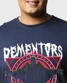 Shop Men's Blue Dementors Graphic Printed Plus Size T-shirt
