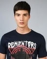 Shop Men's Blue Dementors Graphic Printed T-shirt