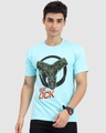 Shop Men's Blue Doc Ock Graphic Printed T-shirt-Front