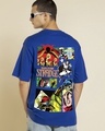 Shop Men's Blue Doctor Strange Graphic Printed Oversized T-shirt-Front