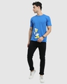 Shop Men's Blue Donald Duck Graphic Printed T-shirt-Full