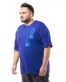 Shop Men's Blue Dream Air Graphic Printed Oversized Plus Size T-shirt-Design