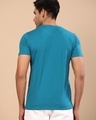 Shop Men's Blue Embroidered T-shirt-Full