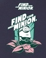 Shop Men's Blue Find Your Inner Minion Graphic Printed T-shirt