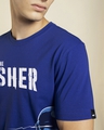 Shop Men's Blue Finisher Graphic Printed T-shirt