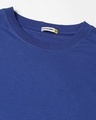 Shop Men's Blue Fire Dragon Graphic Printed Oversized T-shirt