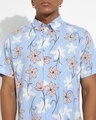 Shop Men's Blue All Over Floral Printed Shirt