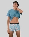 Shop Men's Blue Floral Printed Trunks-Design