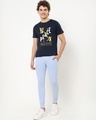 Shop Men's Blue Foster Peace Typography T-shirt-Design