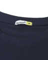 Shop Men's Blue Friends logo Typography Oversized T-shirt