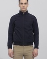 Shop Men's Blue Frost Slim Fit Jacket-Front