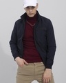 Shop Men's Blue Frost Slim Fit Jacket-Design