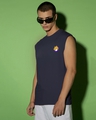 Shop Men's Blue Gohan Graphic Printed Boxy Fit Vest-Design