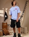Shop Men's Blue Going Merry Graphic Printed Oversized T-shirt