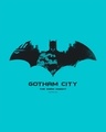Shop Men's Blue Gotham City T-shirt-Full
