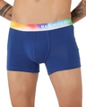 Shop Pack of 2 Men's Blue Graphic Printed Cotton Trunks-Full