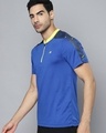 Shop Men's Blue Graphic Printed Slim Fit T-shirt-Design