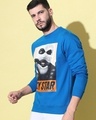 Shop Men's Blue Graphic Printed Sweatshirt-Design