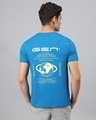 Shop Men's Blue Graphic Printed T-shirt