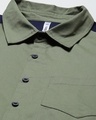 Shop Men's Blue & Green Color Block Shirt