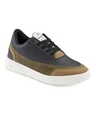 Shop Men's Black & Brown Color Block Sneakers-Design