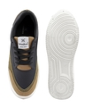 Shop Men's Black & Brown Color Block Sneakers