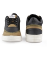 Shop Men's Black & Brown Color Block Sneakers