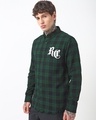 Shop Men's Blue & Green Rebel Club Checked Shirt-Design
