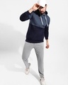 Shop Men's Blue & Grey Color Block Tracksuit-Design