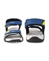 Shop Men's Blue & Grey Pashto Color Block Sandals-Design