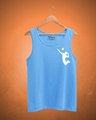 Shop Men's Blue Haikyuu Way of The Ace Typography Cotton Vest-Design
