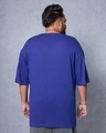 Shop Men's Blue Oversized Plus Size T-shirt-Design