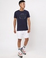Shop Men's Blue Hang Loose Vibes Graphic Printed T-shirt-Design