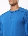 Shop Men's Blue Henley T-shirt