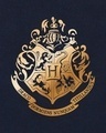 Shop Men's Blue Hogwarts Crest Graphic Printed T-shirt