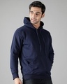 Shop Men's Blue Hoodie-Front