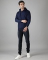 Shop Men's Blue Hoodie-Full