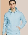 Shop Men's Blue Hoodie-Front