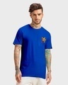 Shop Men's Blue Hug it Out Graphic Printed T-shirt-Front