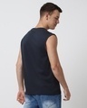 Shop Men's Blue Icon Graphic Printed Boxy Fit Vest-Design