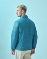 Shop Men's Blue & Black Reversible Puffer Jacket-Design