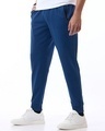 Shop Men's Blue Joggers-Front