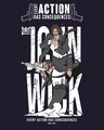 Shop Men's Blue John Wick 4 Graphic Printed Oversized T-shirt