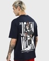 Shop Men's Blue John Wick 4 Graphic Printed Oversized T-shirt-Design